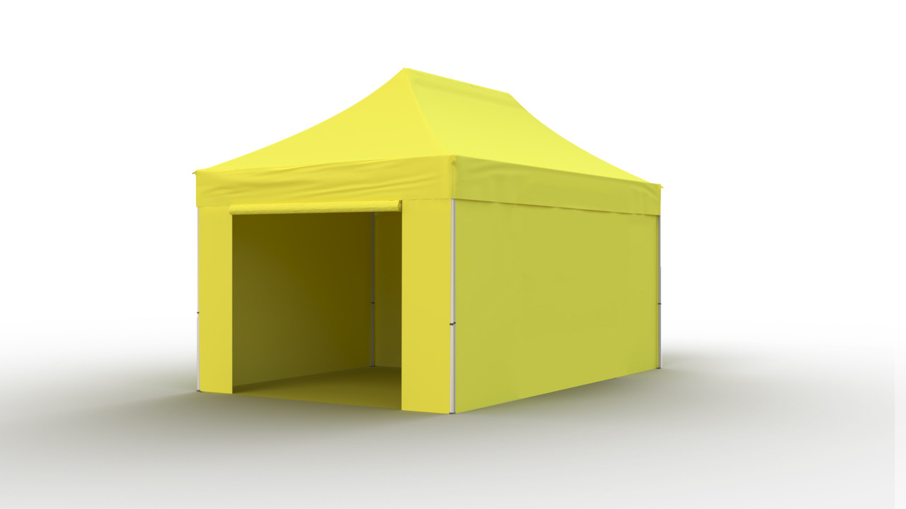 Pop-up telk 3x4,5 kollane Zeltpro PREMIUM+