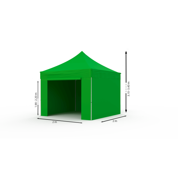Pop-up telk 2x2 roheline Zeltpro PROFRAME
