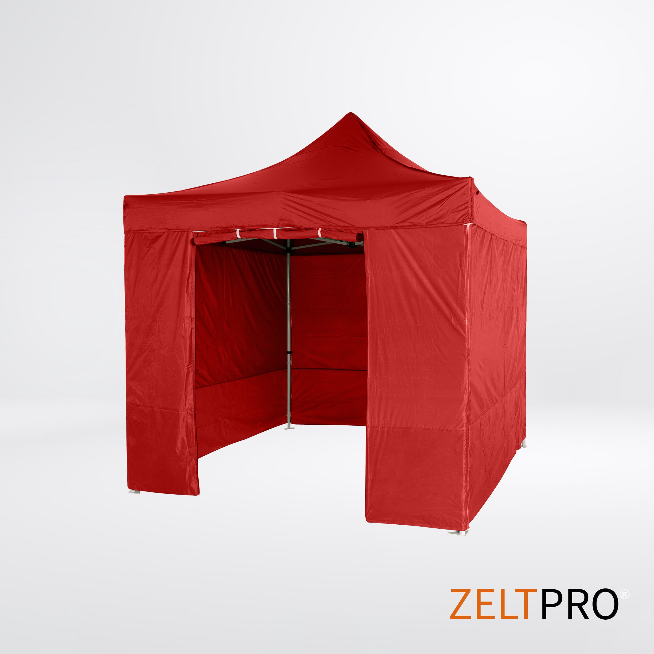 Pop-up telk 2x2 punane Zeltpro PROFRAME