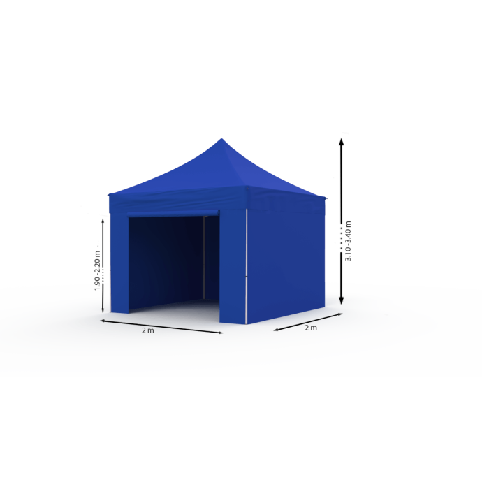 Pop-up telk 2x2 sinine Zeltpro PROFRAME