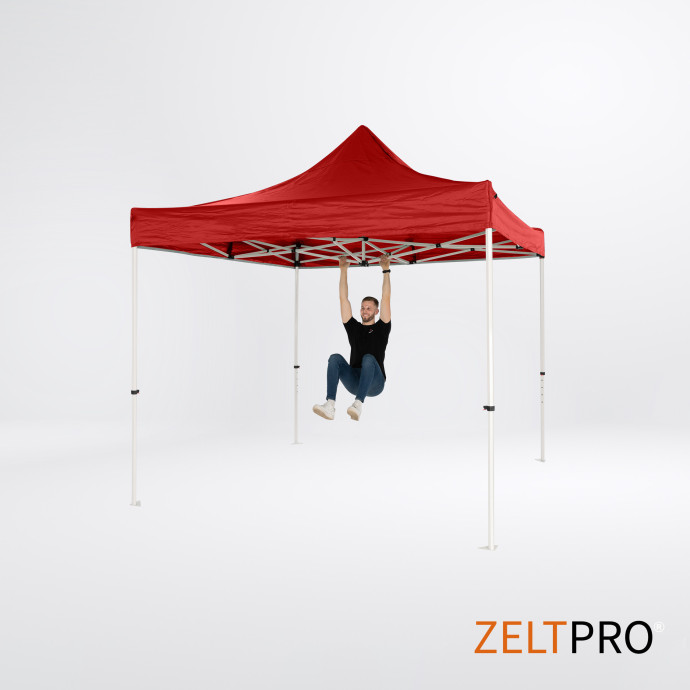 Pop-up telk 3x3 punane Zeltpro PROFRAME