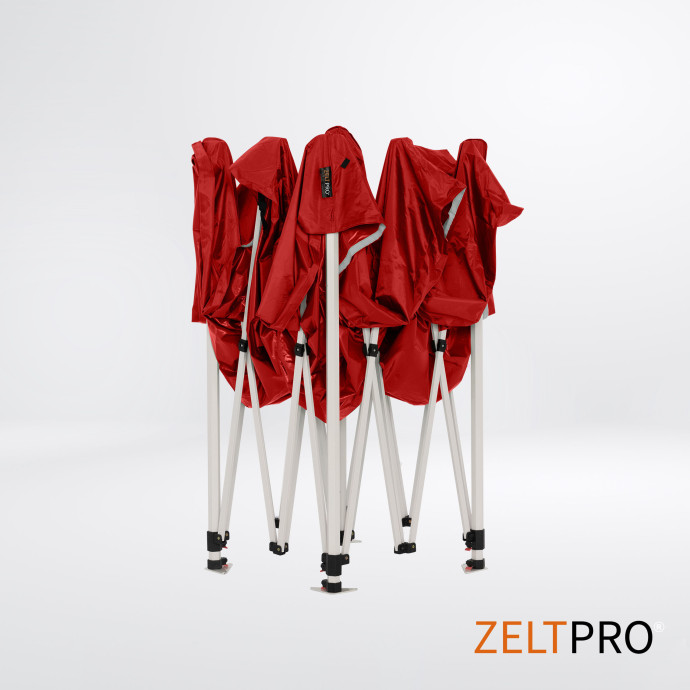 Pop-up telk 3x3 punane Zeltpro PROFRAME