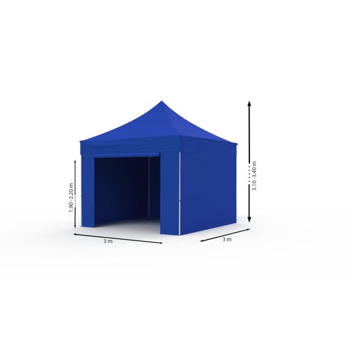 Pop-up telk 3x3 sinine Zeltpro PROFRAME