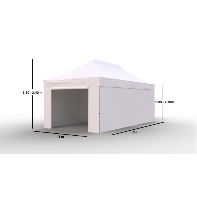Pop-up telk 3x6 valge Zeltpro PROFRAME