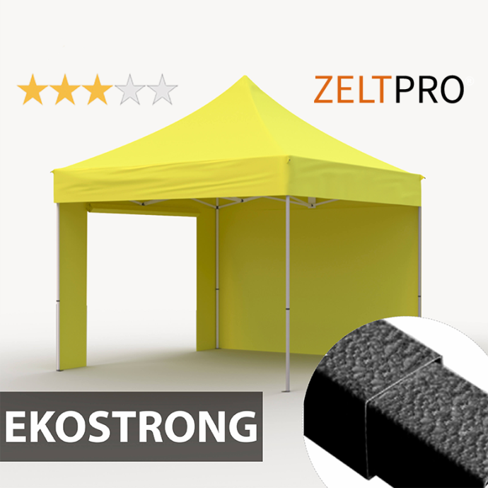 Pop-up telk 3x3 kollane Zeltpro EKOSTRONG