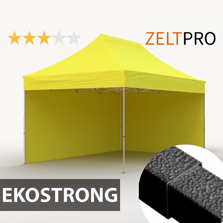 Pop-up telk 3x4,5 kollane Zeltpro EKOSTRONG
