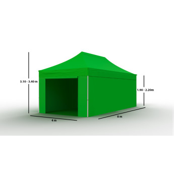 Pop-up telk 4x8 roheline Zeltpro Titan