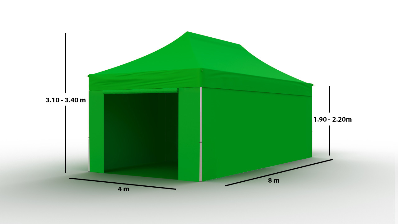 Pop-up telk 4x8 roheline Zeltpro Titan